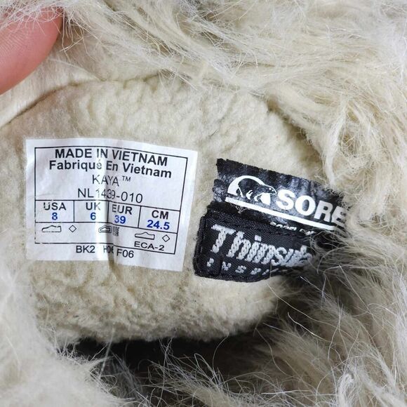 Sorel Women's Kaya US8 Black Leather Waterproof Insulated Faux Fur Winter Boot - Picture 12 of 16